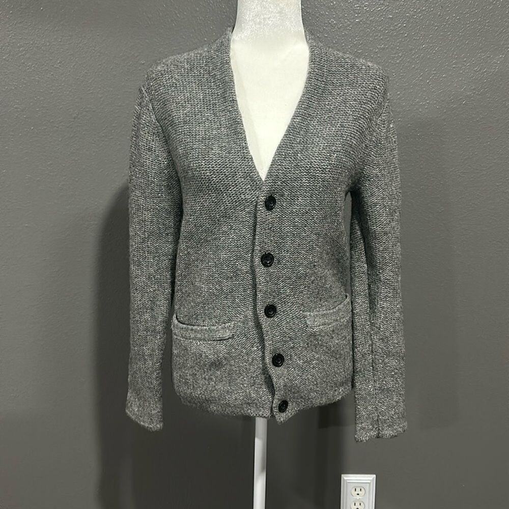 Abercrombie & Fitch Gray Wool Blend Cardigan XS